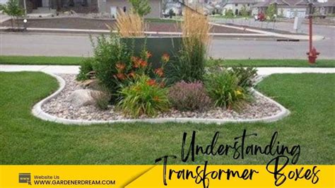 landscaping around transformer box